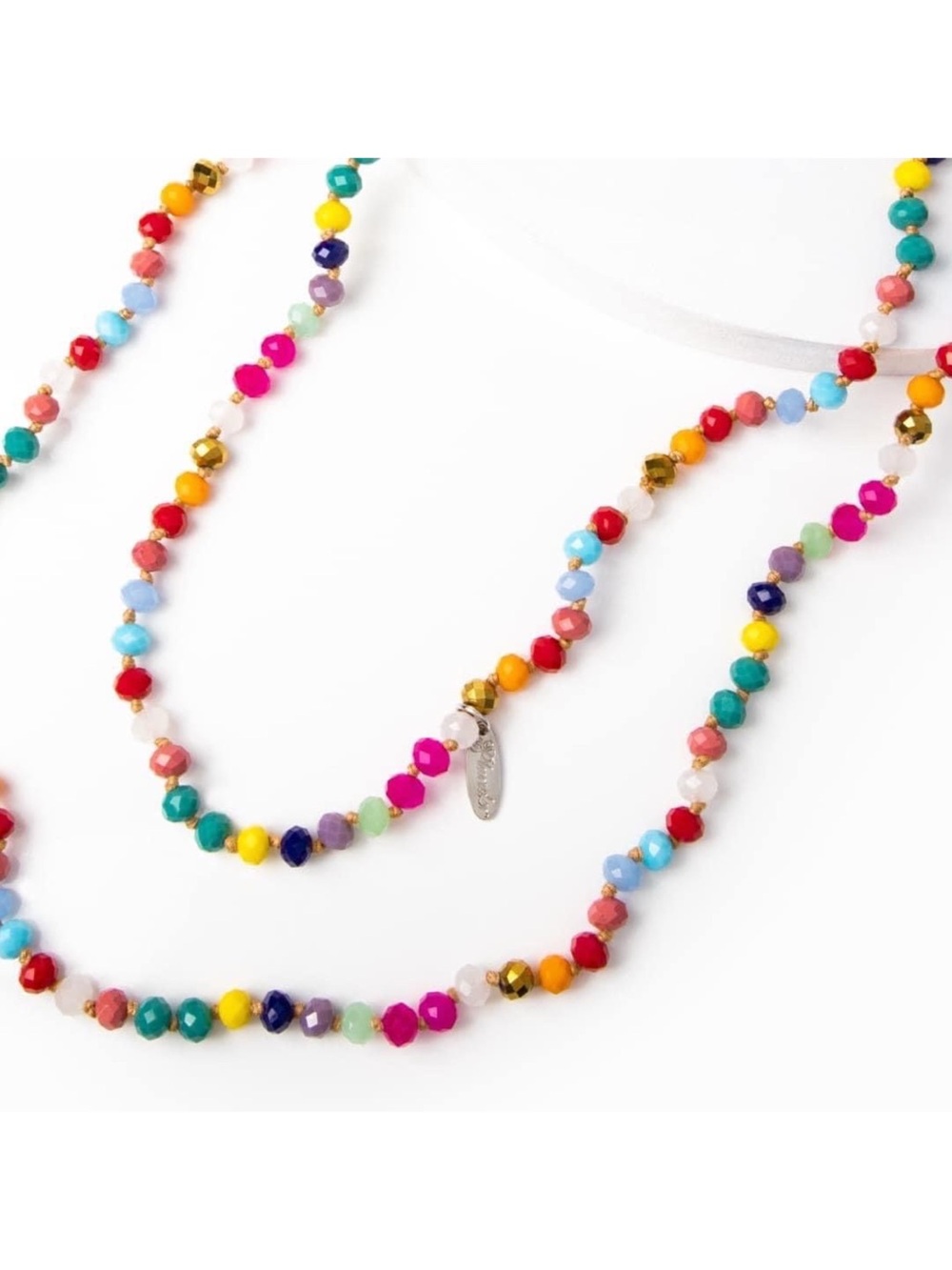 🆕 Colorful Beaded Levi Necklace Plunder - Picture 2 of 10